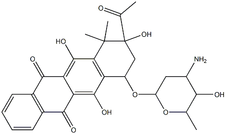4-demethoxy-10,10-dimethyldaunomycin CAS#: 91003-74-6
