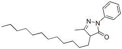 4-dodecyl-2,4-dihydro-5-methyl-2-phenyl-3H-pyrazol-3-one CAS#: 97259-72-8