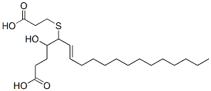 4-hydroxy-5-((2-carboxyethyl)thio)-6-nonadecenoic acid CAS#: 95061-94-2