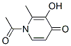 4(1H)-Pyridinone, 1-acetyl-3-hydroxy-2-methyl- (9CI) CAS#: 95215-49-9