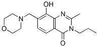 4(3H)-Quinazolinone, 8-hydroxy-2-methyl-7-(morpholinomethyl)-3-propyl- (7CI) CAS#: 94803-92-6