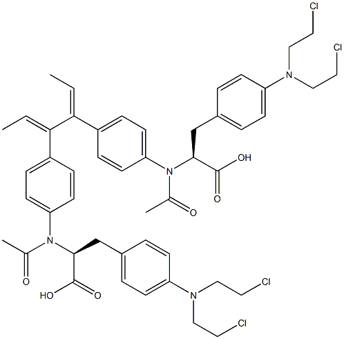 4,4-Bis(acetylsarcosyl)synestrol CAS#: 91147-86-3