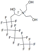 (4,4,5,5,6,6,7,7,8,8,9,9,10,10,11,11,11-heptadecafluoro-2-hydroxyundecyl)bis(2-hydroxyethyl)methylammonium iodide CAS#: 93776-18-2