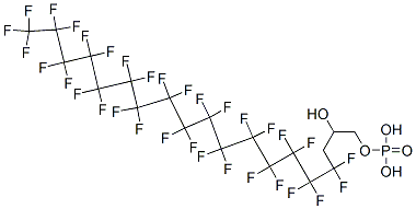 4,4,5,5,6,6,7,7,8,8,9,9,10,10,11,11,12,12,13,13,14,14,15,15,16,16,17,17,18,18,19,19,19-tritriacontafluoro-2-hydroxynonadecyl dihydrogen phosphate CAS#: 94200-44-9