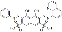 4,5-Dihydroxy-3-(phenylazo)-6-(8-quinolinylazo)-2,7-naphthalenedisulfonic acid CAS#: 90895-52-6