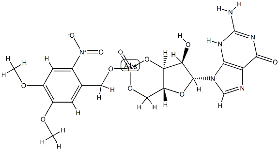 4,5-dimethoxy-2-nitrobenzyl cyclic GMP CAS#: 92313-26-3