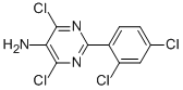 4,6-DICHLORO-2-(2,4-DICHLOROPHENYL)-5-PYRIMIDINAMINE CAS#: 92616-68-7