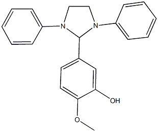 5-(1,3-diphenyl-2-imidazolidinyl)-2-methoxyphenol CAS#: 95291-77-3