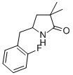 5-((2-Fluorophenyl)methyl)-3,3-dimethyl-2-pyrrolidinone CAS#: 97561-96-1