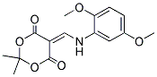 5-(((2,5-DIMETHOXYPHENYL)AMINO)METHYLENE)-2,2-DIMETHYL-1,3-DIOXANE-4,6-DIONE CAS#: 97545-51-2