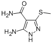 5-AMINO-3-(METHYLTHIO)-1H-PYRAZOLE-4-CARBOXAMIDE CAS#: 90914-35-5