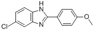 5-CHLORO-2-(4-METHOXYPHENYL)-1H-BENZIMIDAZOLE CAS#: 91437-83-1