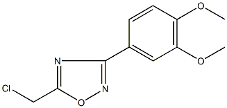 5-(CHLOROMETHYL)-3-(3,4-DIMETHOXYPHENYL)-1,2,4-OXADIAZOLE CAS#: 91066-47-6