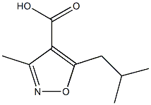 5-Isobutyl-3-Methylisoxazole-4-carboxylic acid CAS#: 90643-65-5