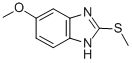 5-METHOXY-2-(METHYLTHIO)BENZIMIDAZOLE CAS#: 91168-31-9