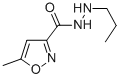 5-Methyl-3-isoxazolecarboxylic acid 2-propylhydrazide CAS#: 92673-52-4
