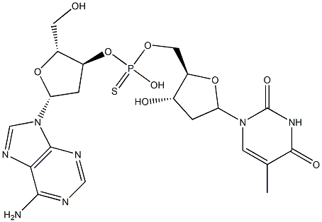5'-O-thymidyl 3'-O-(2'-deoxyadenosyl) phosphorothioate CAS#: 92127-73-6