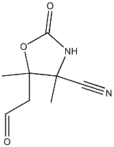 5-Oxazolidineacetaldehyde,4-cyano-4,5-dimethyl-2-oxo-(7CI) CAS#: 90007-50-4