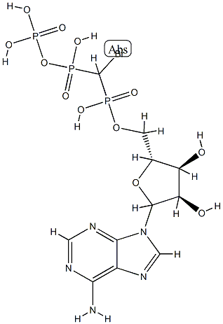 5'-adenylyl (alpha,beta-bromomethylene)diphosphonate CAS#: 97474-27-6
