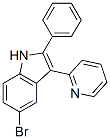 5-bromo-2-phenyl-3-(2-pyridyl)-1H-indole CAS#: 94107-54-7