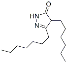 5-heptyl-4-hexyl-2,4-dihydro-3H-pyrazol-3-one CAS#: 91990-66-8