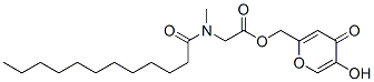 (5-hydroxy-4-oxo-4H-pyran-2-yl)methyl N-methyl-N-(1-oxododecyl)aminoacetate CAS#: 94030-74-7