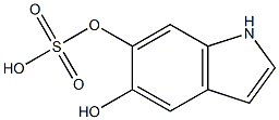 5-hydroxy-6-indolyl-O-sulfate CAS#: 96686-60-1