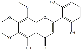 5,2',6'-Trihydroxy-6,7,8-trimethoxyflavone CAS#: 98187-98-5