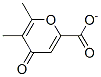 5,6-dimethyl-4-oxo-pyran-2-carboxylate CAS#: 92490-75-0