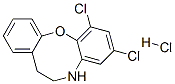 5H-Dibenz(b,g)(1,4)oxazocine, 1,3-dichloro-6,7-dihydro-, hydrochloride CAS#: 93565-45-8
