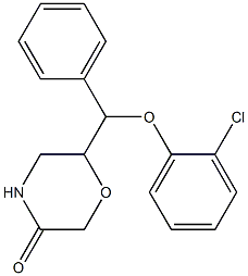 6-((2-Chlorophenoxy)(phenyl)Methyl)Morpholin-3-one CAS#: 93886-33-0