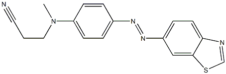 6-(4-(N-2-cyanoethyl-N-methylamino)phenylazo)benzothiazole CAS#: 92887-88-2