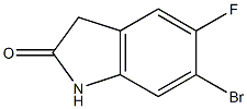 6-BROMO-5-FLUOROINDOLIN-2-ONE CAS#: 893620-44-5