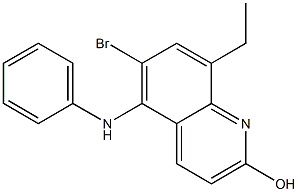 6-BroMo-8-ethyl-5-(phenylaMino)quinolin-2-ol CAS#: 95813-73-3