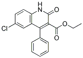 6-CHLORO-2-OXO-4-PHENYL-1,2-DIHYDRO-QUINOLINE-3-CARBOXYLIC ACID ETHYL ESTER CAS#: 93654-27-4