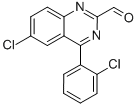 6-CHLORO-4-(2-CHLOROPHENYL)QUINAZOLINE-2-CARBALDEHYDE CAS#: 93955-15-8