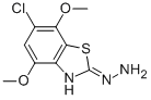 6-CHLORO-4,7-DIMETHOXY-2(3H)-BENZOTHIAZOLONEHYDRAZONE CAS#: 898748-55-5