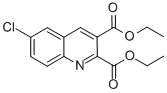 6-CHLOROQUINOLINE-2,3-DICARBOXYLIC ACID DIETHYL ESTER CAS#: 92525-74-1