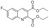 6-FLUOROQUINOLINE-2,3-DICARBOXYLIC ACID DIETHYL ESTER CAS#: 92525-75-2