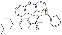 6-(Isobutyl ethyl amino)-3-methyl-2-phenylamino-spiro(iso-benzofuran-1-(3H),9,-(9H)xanthene)-3-one CAS#: 95235-29-3