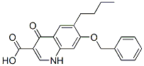 6-butyl-1,4-dihydro-4-oxo-7-(phenylmethoxy)quinoline-3-carboxylic acid CAS#: 94278-93-0