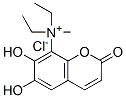 (6,7-dihydroxy-2-oxo-chromen-8-yl)methyl-diethyl-azanium chloride CAS#: 92246-48-5
