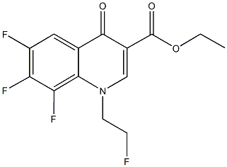6,7,8-Trifluoro-1-(2-fluoroethyl)-4-oxo-1,4-dihydroquinoline-3-carboxylic acid ethyl ester CAS#: 93969-13-2
