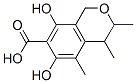 6,8-dihydroxy-3,4,5-trimethyl-isochroman-7-carboxylic acid CAS#: 92838-21-6