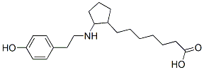 7-(2-(4-hydroxyphenethylamino)cyclopentyl)heptanoic acid CAS#: 95603-54-6