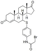 7-(4'-bromoacetamido)phenylthio-4-androstene-3,17-dione CAS#: 96937-87-0