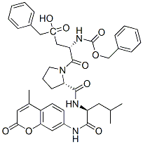 7-(N-benzyloxycarbonyl-beta-benzylaspartyl-prolyl-leucyl)amino-4-methylcoumarin CAS#: 97792-42-2