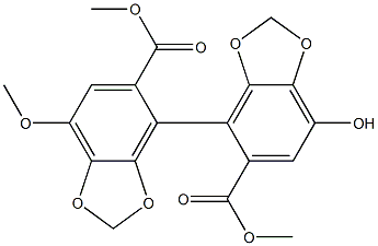 7-hydroxy-7'-methoxy-4,4'-bis(1,3-benzodioxole)-5,5'-dicarboxylic acid dimethyl ester CAS#: 91828-88-5