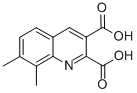 7,8-DIMETHYLQUINOLINE-2,3-DICARBOXYLIC ACID CAS#: 92513-45-6