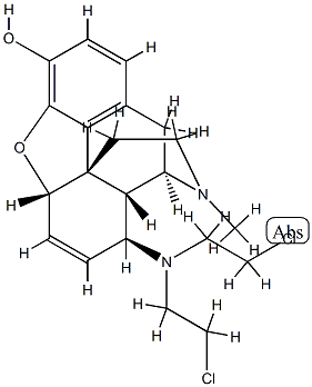 8 beta-(bis(2-chloroethyl)amino)-6,7-didehydro-3-hydroxy-17-methyl-4,5 alpha-epoxymorphinan CAS#: 90246-16-5